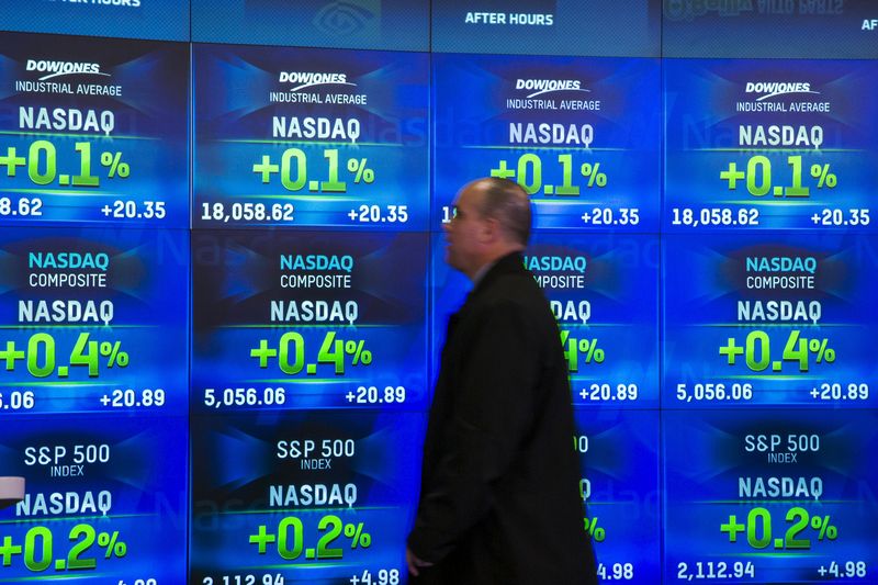 Wall St sobe com impulso de ações de crescimento Por Reuters